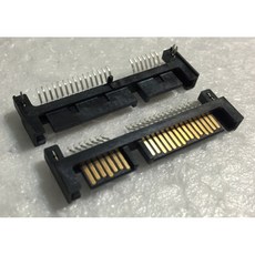 【IF】SATA 22pin連接器 公頭 硬碟接頭 90度反向SMD 硬碟轉接頭, 1個