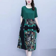 휴양지 캐주얼 여름 여자 냉장고 원피스 해변 빅사이즈 홈웨어 임부복 반팔 코디 여행