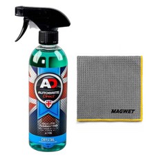 AD 오토브라이트 다이렉트 크리스탈 500ml 유막방지+마그웻 스페이스 유리타월, 1개