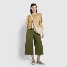 JAJU 여 리넨 블렌디드 큐롯 팬츠 J125201118048 549859