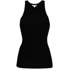 제임스펄스 라운드 넥 골지 니트 탱크 탑