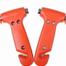 탈출 비상 자동차 헤머 유리파쇄 안전 안전벨커팅 차량용해머 창깨기 벨트, 1개