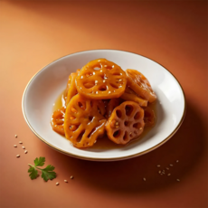 직접만든 연근조림 맛있는 건강식 별미 간편 반찬, 1개, 500g