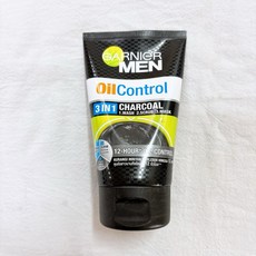 印尼 GARNIER MEN 卡尼爾Garnier男士洗面乳 100ml 洗面乳 洗臉用 face, 1個, 3合1洗顏保養12小時竹炭控油洗面乳
