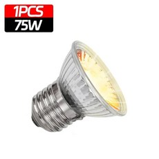 발열전구 온열 열등 UVA UVB 파충류 램프 거북이 바스킹 UV 전구 가열 조명 반려동물 열 양서류 풀 선램프 25 W 50 75W, 1PCS-75w