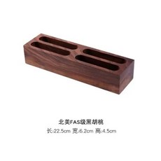수첩 너도밤 블랙 명함홀더 너도밤나무 호두 명함함 명함책 메모장 있는 엽서거치대, N. 호두 4칸 명함함
