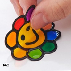 글라스데코스티커 10색 유아미술재료