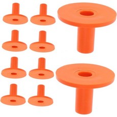 LIFKOME 10개 플라스틱 심벌 커버 드럼 키트 액세서리 교체 부품 전자 타악기 하드웨어 가드, LIFKOME 10개 플라스틱 심벌 커버 드럼 키트 액