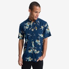보드라이더스 퀵실버 COASTAL 플라워 프린트 반팔 셔츠 (QG11SH001KTP)_CA