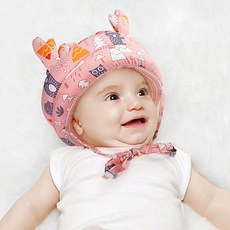 아기 머리보호대 아기헬멧 유아 머리보호, 핑크, 1개