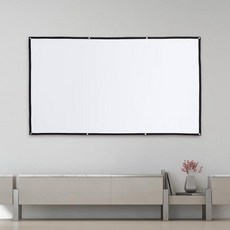 이동식 빔프로젝터 스크린 영화빔스크린(221x125cm) 캠핑, 상세페이지 참조