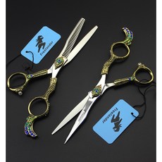 髮品聯盟 神彩 個性美髮剪 專業寵物美容剪刀套裝 平剪 打薄剪 乾剪, 1個