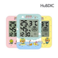 시스제이 뽀로로 디지털 시계 온습도계 HT-2, 상세페이지 참조, 1개