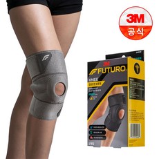 후투로 컴포트핏 무릎보호대, 회색, 1개