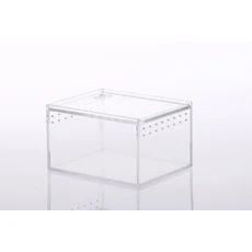 도마뱀 뿔이 있는 개구리 사육 상자 애완 동물 홈 아크릴 하나 누출 방지 등산 뱀 파충류, 04 S 10.3x8.3x6cm