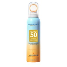 VSZE 美白防曬噴霧 SPF50 PA+++ 戶外臉部身體防曬, 1個, VSZE▶美白防曬噴霧150ml▶藍瓶, 150ml