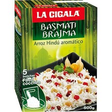 스페인 라 시갈라 LA CIGALA Brajam Indian aromatic basmati rice 브라잠 인도 바스마티 라이스 쌀, 500g