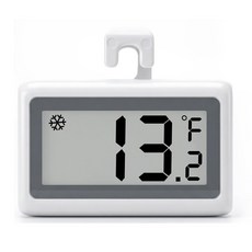 냉장고 온도계 디지털 대형 LCD 디스플레이가 있는 냉동고 주방 가정 방용 스위치가 자기