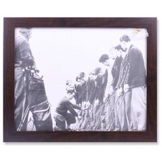 모티브액자11x14(S) 28x35cm(밤색)/벽걸이 장식용 인테리어 그림 사진 원목 나무, 쿠팡도매몬 본상품선택, 1개