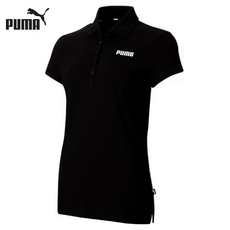 푸마 여성 에센셜 피크 폴로 카라 반팔 티셔츠 ESS Pique Polo W Puma Black 847198 01