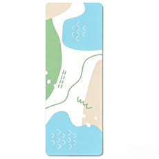 프리미엄 초슬림 요가매트 1.5mm 접이식 러브매트 출근길 홈트, 1개, 블루