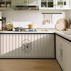 붙이는 무타공 레일 커튼 꽃무늬 주방 부엌 싱크대 티비 패브릭 천 가리개 숏 신발장 덮개