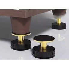받침대 높이 조절 수 맞추기 패드 쇼파 가구 블랙 중형 강화소형47-64mm 2개구성