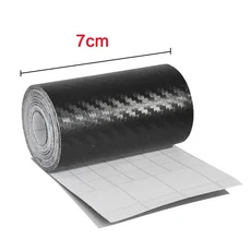 1/3PCS 나노 탄소 섬유 자동차 스티커 DIY 보호 필름 문틀 사이드 미러 스크래치 방지 테이프, 02 5M, 08 7cm