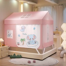 벙커침대텐트 암막 동굴 가림막 기숙사 모기장 캐노피