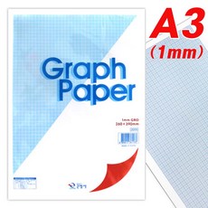 근영사 A3 방안지(1mm)-모눈종이 그래프 제도지 도면지 방안대지 수업 시험 그리드