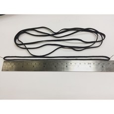 【HY】橡皮筋 No.80*1.5mm*3mm (1kg/包) 工業包裝 重物捆綁 家庭園藝 各式包材, 1個, 黑色