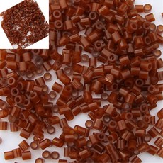 오땨 소프트비즈50g 밤색 컬러비즈리필 공예재료 비즈공예재료세트