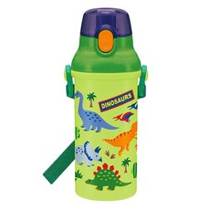 스케이터 원터치 보틀, 그린 공룡, 480ml, 1개