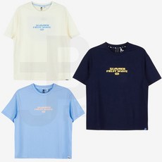 휠라키즈 물놀이 썸머 푸르츠 반팔 티셔츠 FK2RSF2114X