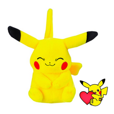 포켓몬스터 ver 1. 스마일 피카츄 다용도 카드 동전 지갑 화장품 파우치 인형