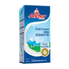 安佳 Anchor 全脂牛奶, 12個裝, 1L