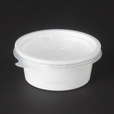 SJ 다용도컵 70 소 + 뚜껑 배달용기, 100세트, 1세트