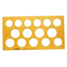 파츠 KORING 템플레이트 템플렛K-1061F/대형원형정규 79000EA 1EA, 본상품