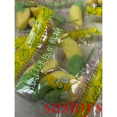 SNS 古早味 香蕉QQ軟糖 懷舊零食, 1個, 5包