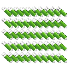 50 개/몫 USB 플래시 드라이브 4GB Pendrive 메모리 스틱 128MB 32gb 16gb 8gb 도매 금속 디스크 무료 사용, 11 512MBX50PCS, 02 Green-50PCS