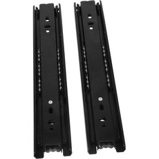 행복야미 2개 두꺼운 볼 베어링 서랍 슬라이드 레일 내구성 냉간 압연 강철 정숙 설계 측면 장착 가능 가정용 사무실용 부드럽게 닫히는 도어, 행복야미 2개 두꺼운 볼 베어링 서랍 슬라이드 레일 내