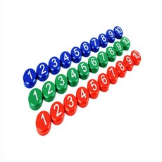 네스트몰 숫자 자석 1-10 냉장고자석, 파랑