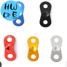 땅콩형 텐션 조절 스토퍼 텐트 타프 로프 고정 캠핑 용품, 금색