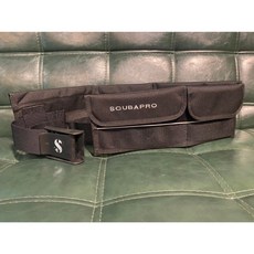 Scubapro 潛水配重皮帶 L號 桃園店全新現貨 五口袋設計 腰圍103-123cm適用