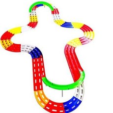 오르비 4륜구동 레이싱 트랙 어셈블리 대각선 Tamiya Racing, 랜덤 발송, 5.6x3.5m, 1개