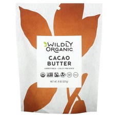 와이들리오가닉 Cacao Butter 8 oz (227 g), WLO00027, 227g, 1개