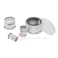 糖軒町 三能 SN3840 圓形切模組 SN3820 圓齒切模組 餅乾模具, 1個, 圓型, 圓型