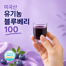 유기농 노 비 블루베리즙 눈 건강 문 좋은 100% 안토시아닌 착즙 증, 1개, 20g