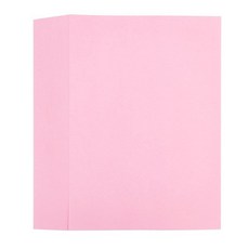 M&G 핑크 복사 인쇄 용지 100장 8.3 x 29.7cm(3.25 x 11.75인치) 컬러 프린터 용지 카드 제작 스크랩북 학교 사무실 파티 DIY 공예용 핑크 공작용, Pink