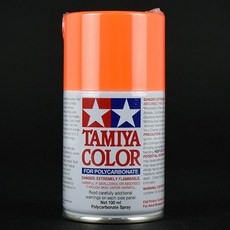 (86024) 타미야 스프레이 PS24 형광 오렌지 폴리카보네이트용 100ml, 1개